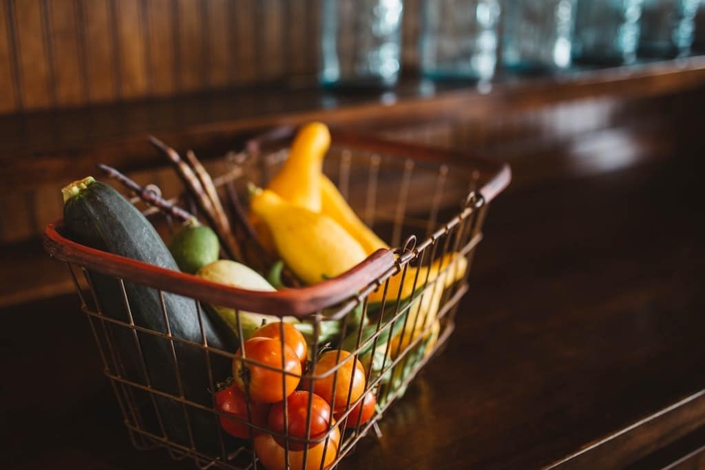 basket of produce showing diversity